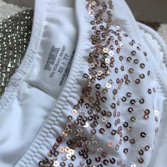 Victoria’s Secret PINK Swim Sequined Bikini Bottom - Picture 2 of 3
